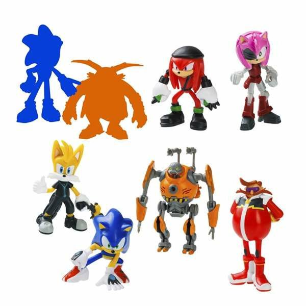 Set of Figures Sonic 8 Units 6,5 cm For Cheap