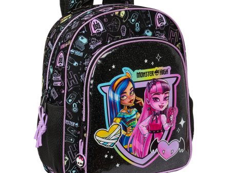 Child bag Monster High Black 32 X 38 X 12 cm Online now