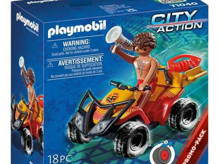 Playset Playmobil City Action Rescue Quad  18 Pieces 71040 For Discount