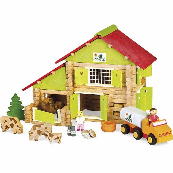 Playset Jeujura My Wooden Farm 180 Pieces Online