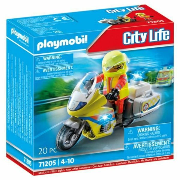 Vehicle Playset Playmobil 71205 Motorcycle 20 Pieces Online