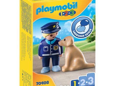 Playset Police with Dog 1 Easy Starter Playmobil 70408 (2 pcs) Online Hot Sale