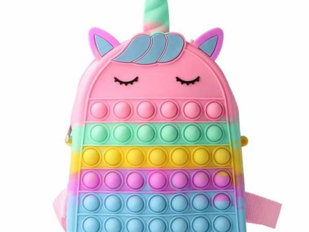 Child bag Inca Pop-it 16,5 x 20 x 6 cm Unicorn Supply