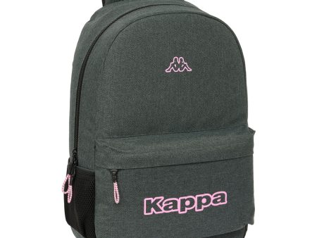 School Bag Kappa Silver pink Grey 30 x 14 x 46 cm Online Sale