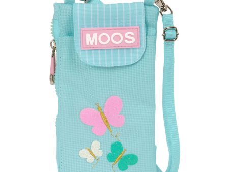 Purse Moos Butterflies Mobile Bag Blue Fashion