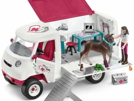 Playset Schleich Mobile Vet with Hanoverian Foal Online now