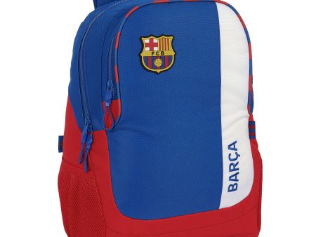 School Bag F.C. Barcelona Blue Maroon 32 x 44 x 16 cm For Discount