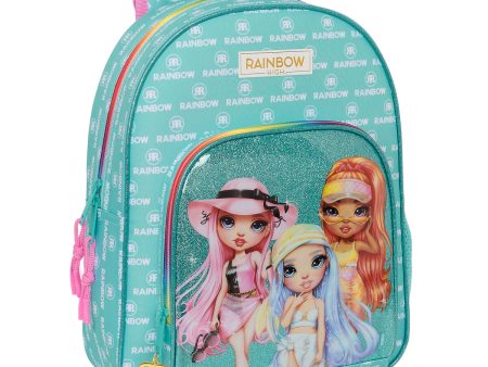 School Bag Rainbow High Paradise Turquoise 28 x 34 x 10 cm Fashion