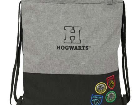 Backpack with Strings Harry Potter House of champions Black Grey 35 x 40 x 1 cm on Sale