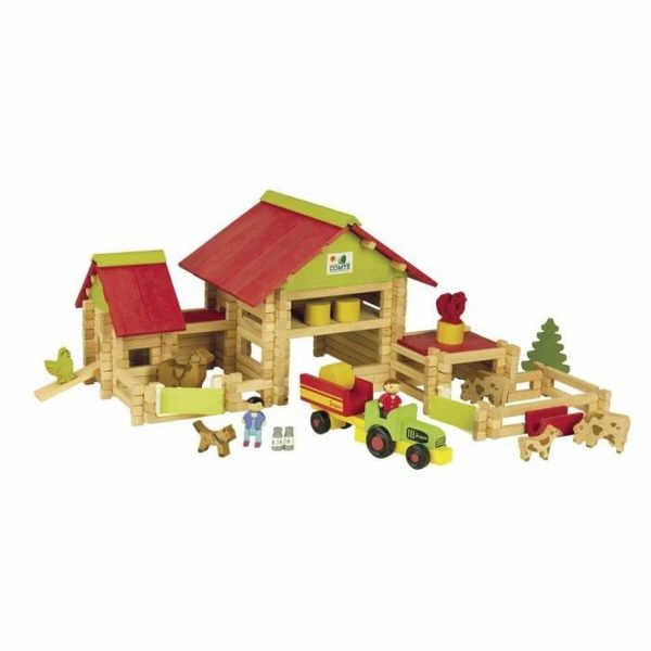 Playset Jeujura Large farm 220 Pieces Online Sale