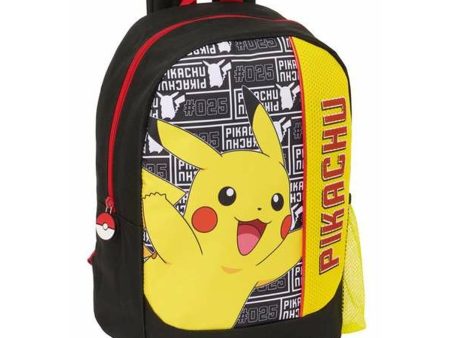 School Bag Pokémon Yellow Black Red Online Hot Sale