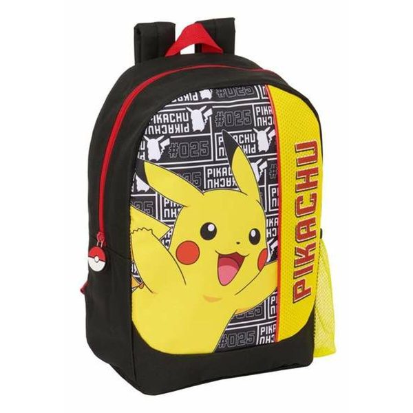 School Bag Pokémon Yellow Black Red Online Hot Sale