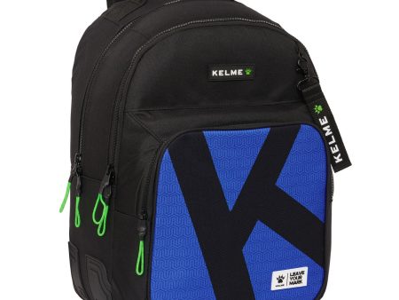 School Bag Kelme Royal Blue Black 32 x 42 x 15 cm Sale