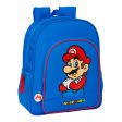 School Bag Super Mario Play Blue Red 32 X 38 X 12 cm Online Sale