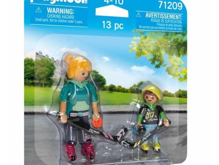 Playset Playmobil 71209 13 Pieces Hockey player Duo For Discount