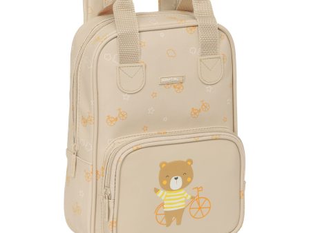 Child bag Safta Osito Beige 20 x 28 x 8 cm Sale