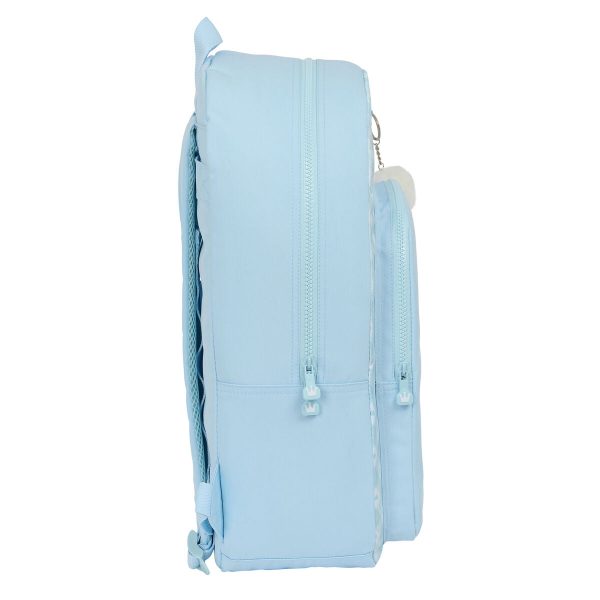 School Bag Glow Lab Cisnes Blue 30 x 46 x 14 cm Fashion