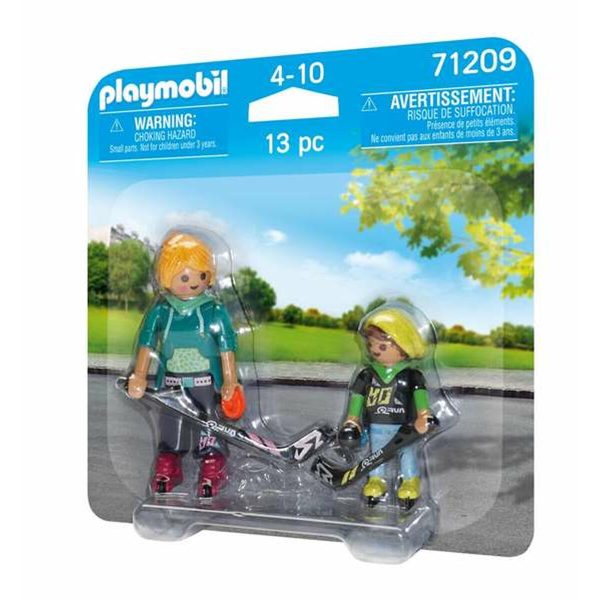 Playset Playmobil 71209 13 Pieces Hockey player Duo For Discount