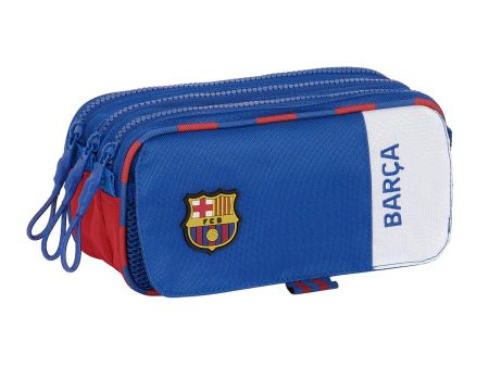 Double Carry-all F.C. Barcelona Blue Maroon 21,5 x 10 x 8 cm Fashion