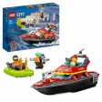 Playset Lego City 60373 The firefighters  rescue boat Multicolour 144 Pieces Online Sale