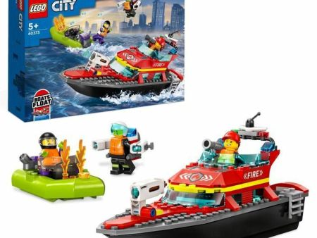 Playset Lego City 60373 The firefighters  rescue boat Multicolour 144 Pieces Online Sale