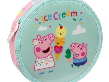 Pencil Case Peppa Pig Ice cream Pink Mint (18 Pieces) Supply