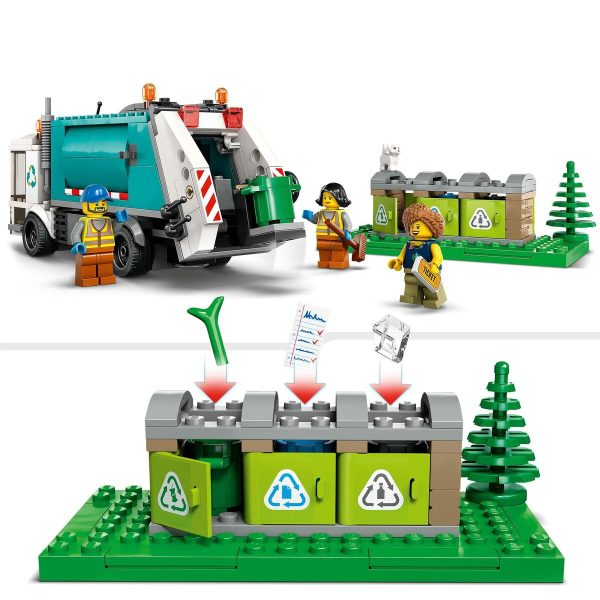 Playset Lego City 60386 Recycling truck Garbage Truck Online Sale