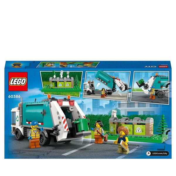 Playset Lego City 60386 Recycling truck Garbage Truck Online Sale