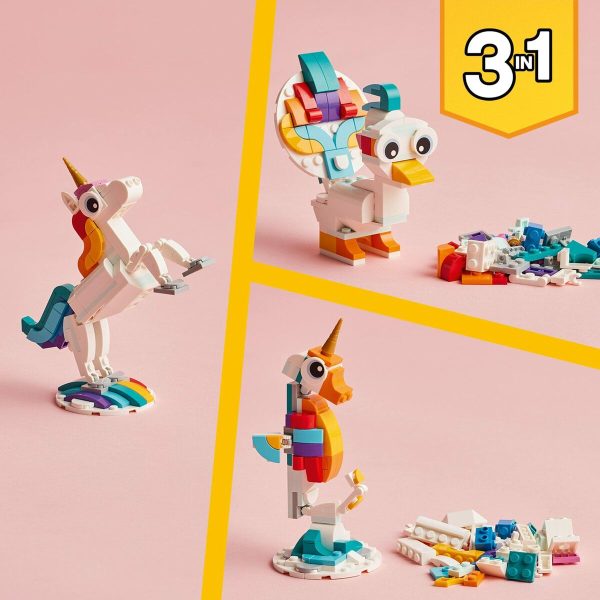 Playset Lego Creator Magic Unicorn 31140 3-in-1 145 Pieces Online now