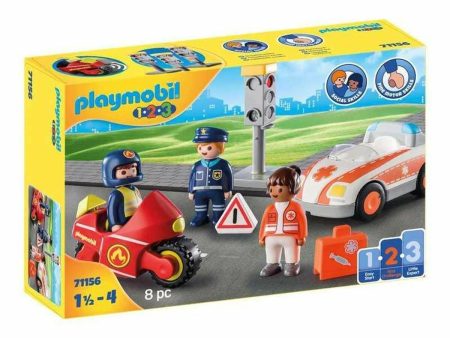 Playset Playmobil 71156 1.2.3 Day to Day Heroes 8 Pieces For Discount