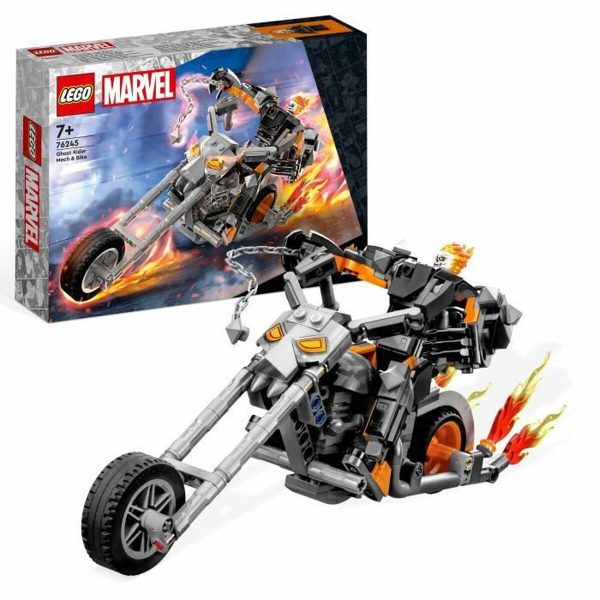 Playset Lego Marvel 76245 The robot and motorcycle of Ghost Rider Multicolour + 7 Years 264 piezas For Cheap