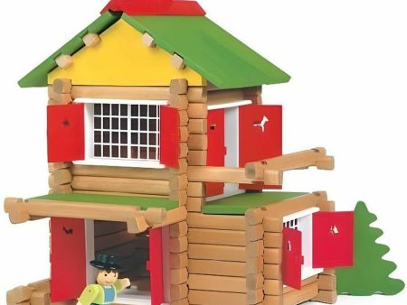 Playset Jeujura My Wooden Chalet 135 Pieces For Discount