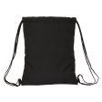 Backpack with Strings Kappa Black Black 35 x 40 x 1 cm For Discount