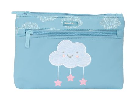 School Case Safta Nube Clouds Blue 23 x 16 x 3 cm For Discount