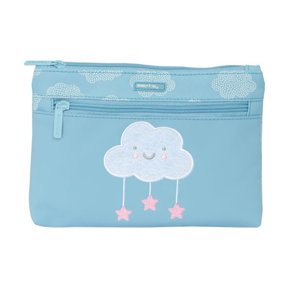 School Case Safta Nube Clouds Blue 23 x 16 x 3 cm For Discount