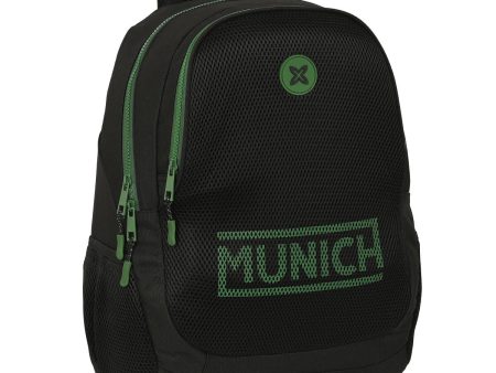 School Bag Munich Caviar Black 32 x 44 x 16 cm Online Sale