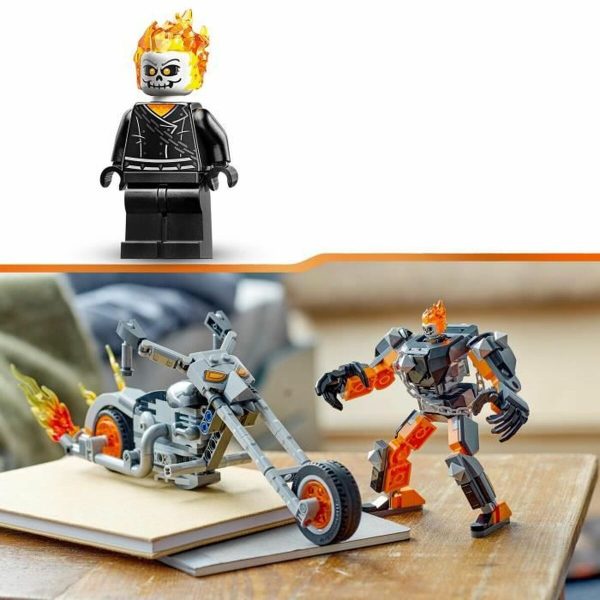 Playset Lego Marvel 76245 The robot and motorcycle of Ghost Rider Multicolour + 7 Years 264 piezas For Cheap