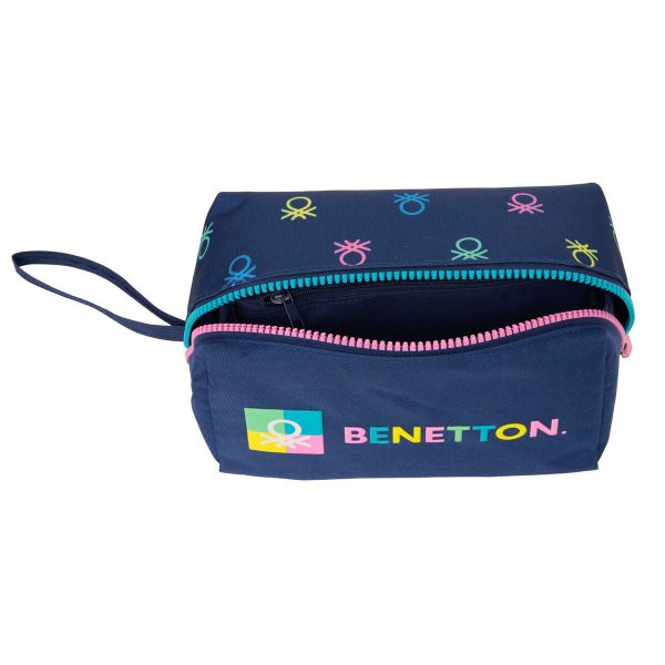 School Case Benetton Cool Navy Blue 22 x 10 x 10 cm Cheap