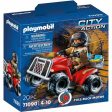 Playset Playmobil City Action Firefighters - Speed Quad 71090 on Sale