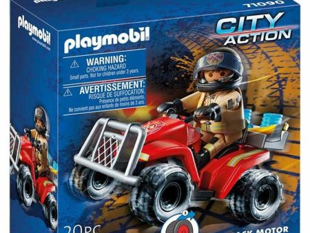 Playset Playmobil City Action Firefighters - Speed Quad 71090 on Sale