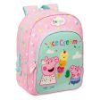 School Bag Peppa Pig Ice cream Pink Mint 26 x 34 x 11 cm Supply