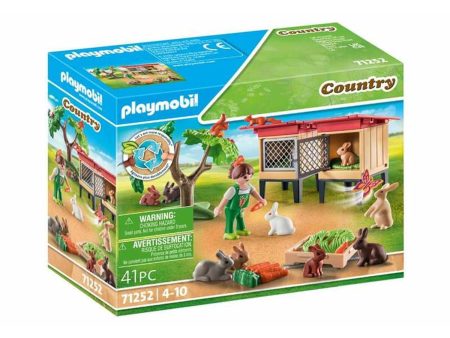 Playset Playmobil 71252 Country Rabbit Hutch 41 Pieces Online