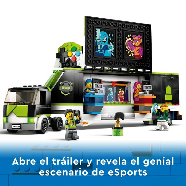 Playset Lego City 60388 The video game tournament truck For Sale