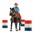 Playset Schleich Cowgirl Barrel Racing Fun Hot on Sale