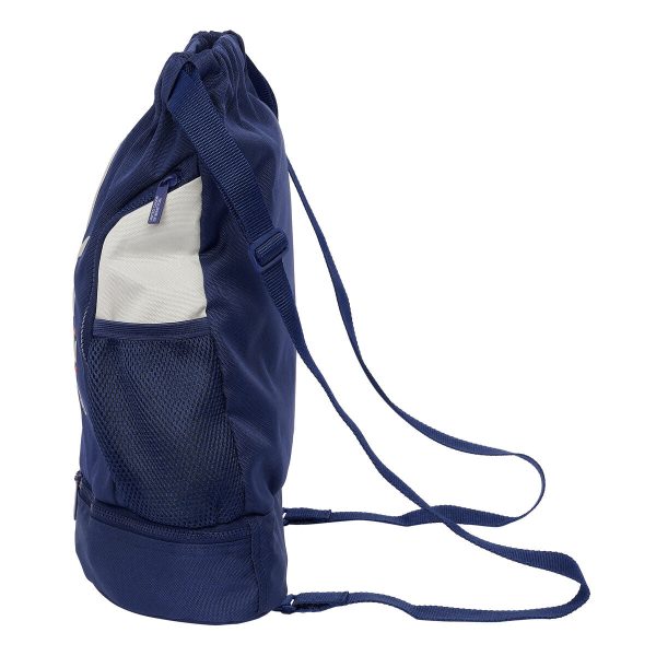 Child s Backpack Bag Benetton Varsity Grey Navy Blue 35 x 40 x 1 cm For Sale