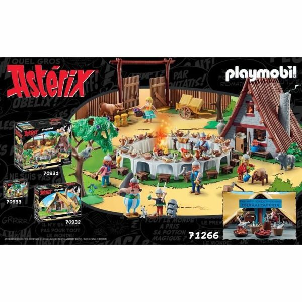 Playset Playmobil Astérix: Ordralfabetix Hut 71266 73 Pieces For Sale