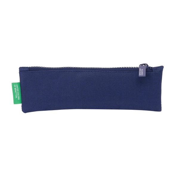 School Case Benetton Varsity Grey Navy Blue 20 x 6 x 1 cm Online