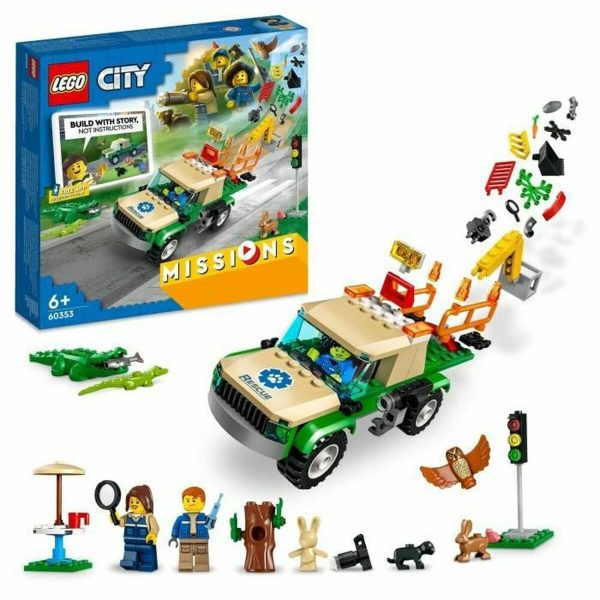 Playset Lego City 60353 Wild Animal Rescue Missions (246 Pieces) For Discount