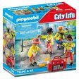 Playset Playmobil 71244 City Life Rescue Team 25 Pieces Discount