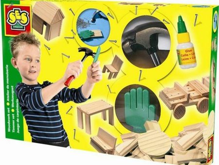 Playset SES Creative Joinery Workshop 57 Pieces on Sale